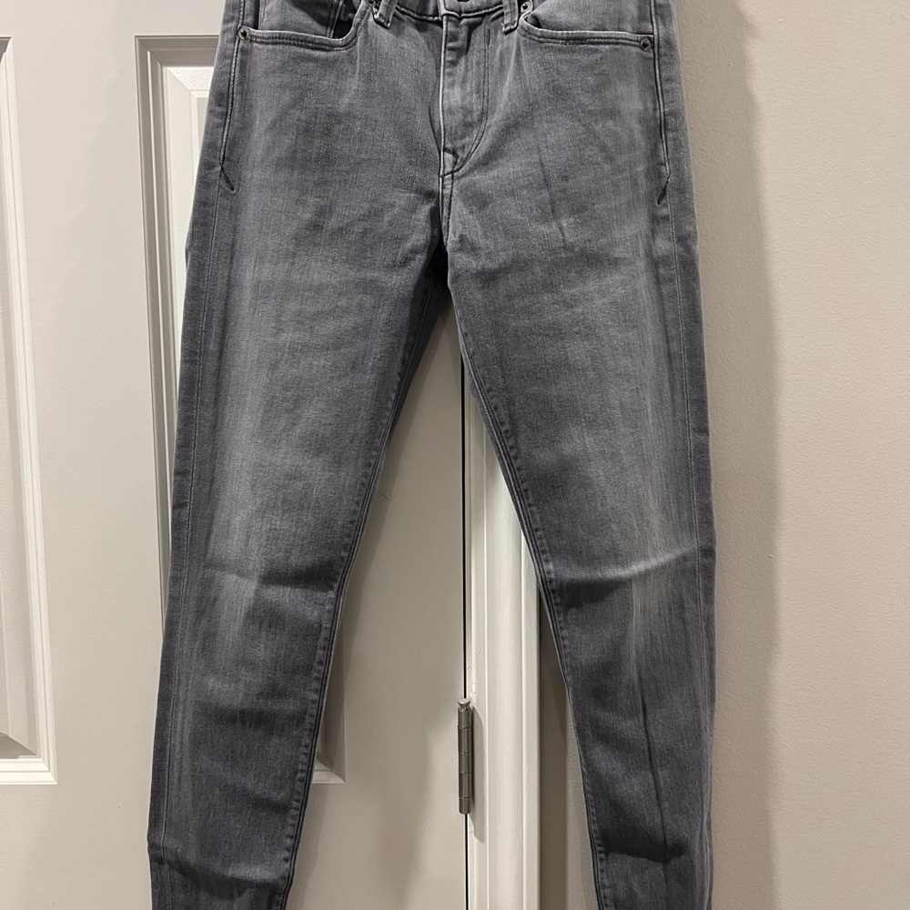 Express Gray skinny jeans